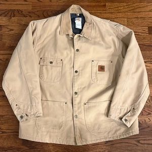 Carhartt lined barn coat